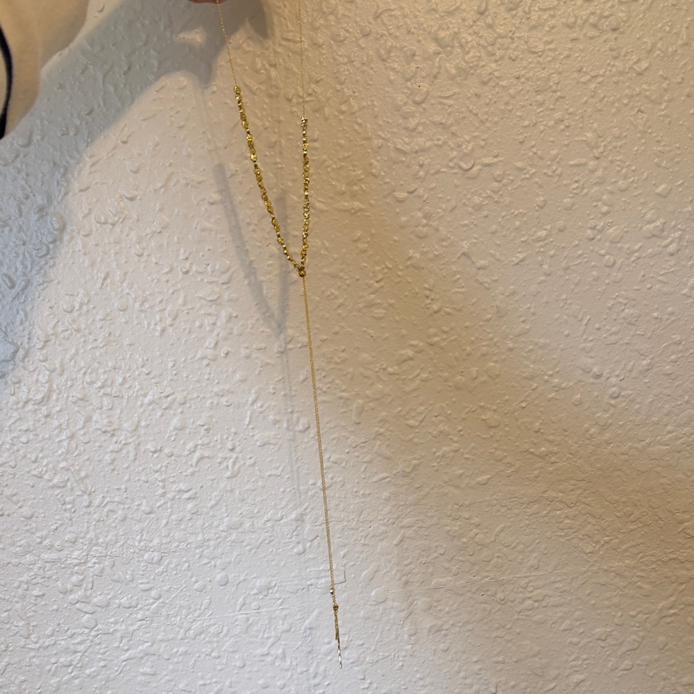 Gorjana Gold Lariat Necklace
